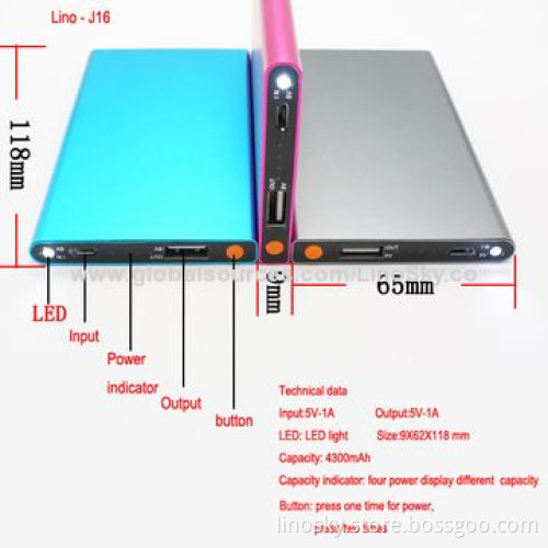 Ultra-thin power bank